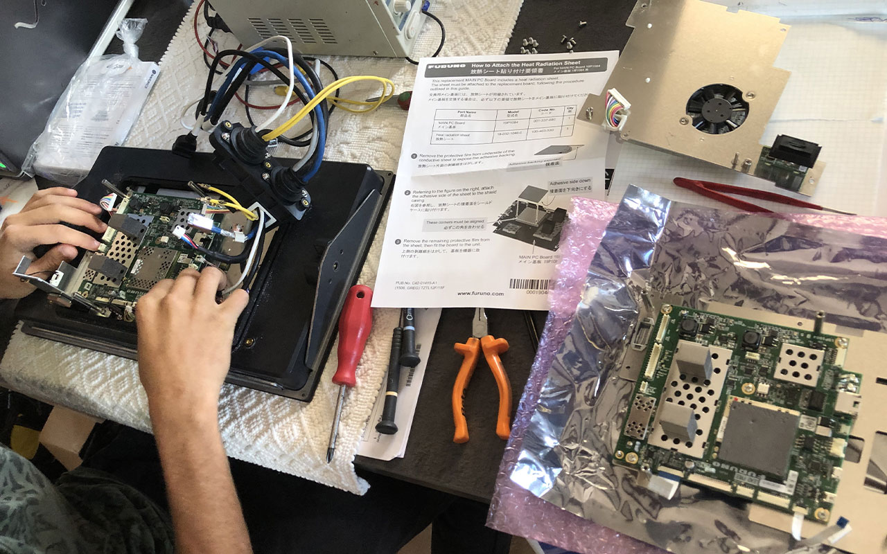 Impianti di elettronica di navigazione